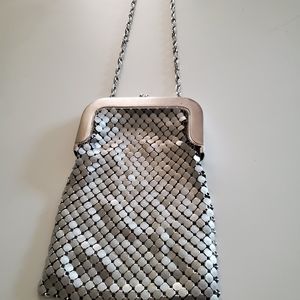Vintage Whiting and Davis metal mesh bag.